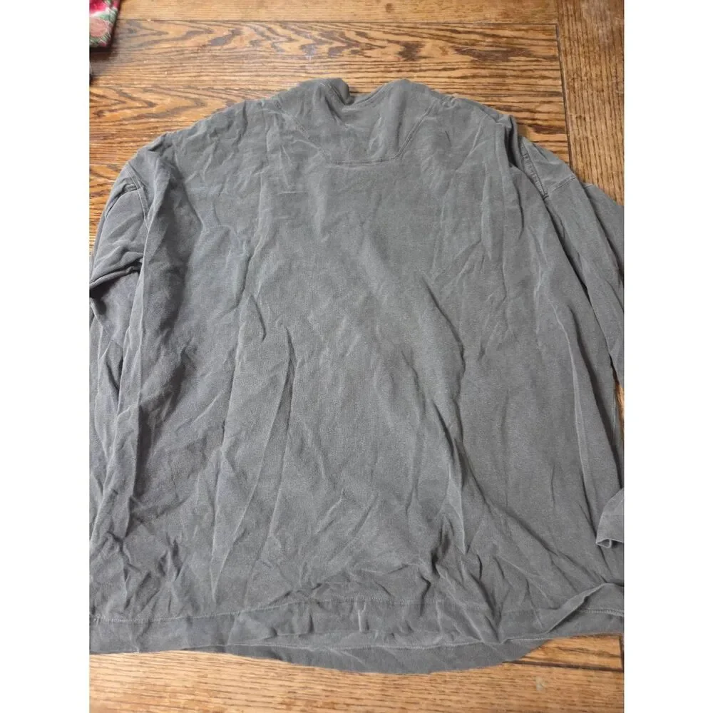 Joah Brown Vintage Long Sleeve in Washed Black Cotton Size S/M - Picture 4 of 5